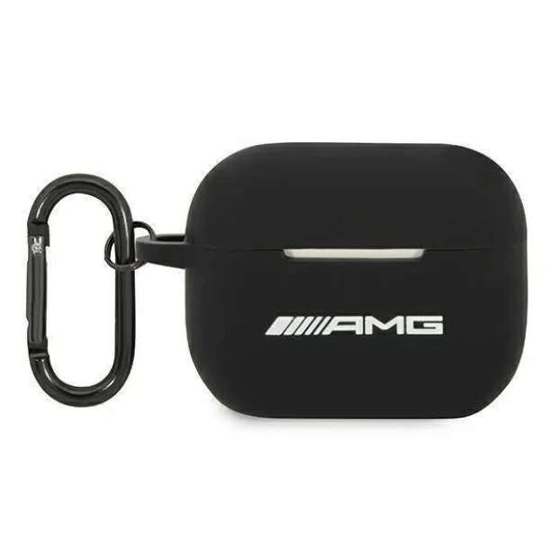 Husa Cover AMG Silicon Big Logo pentru Airpods Pro Black