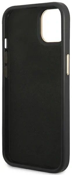 Husa Cover Guess Croco Metal camera pentru iPhone 14 Plus Black thumb