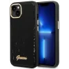 Husa Cover Guess Croco Metal camera pentru iPhone 14 Plus Black