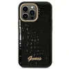Husa Cover Guess Croco Metal camera pentru iPhone 14 Pro Max Black