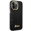 Husa Cover Guess Croco Metal camera pentru iPhone 14 Pro Max Black