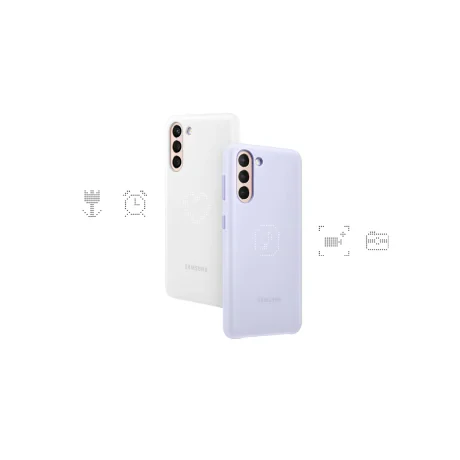 Husa Cover Led pentru Samsung Galaxy S21 White
