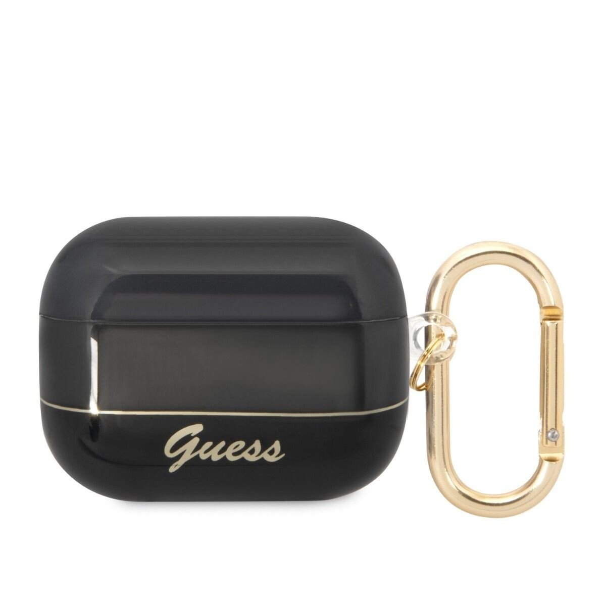 Husa Airpods Guess Translucent pentru Airpods 3 Black thumb