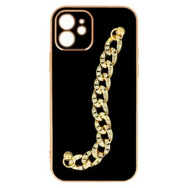 Husa Cover Fashion Shiny Diamond pentru iPhone 13 Negru