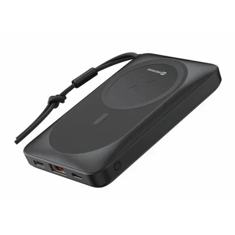 Baterie Externa Swissten 10000 mAh Compatibil MagSafe 20W Negru