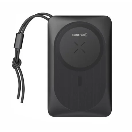 Baterie Externa Swissten 10000 mAh Compatibil MagSafe 20W Negru