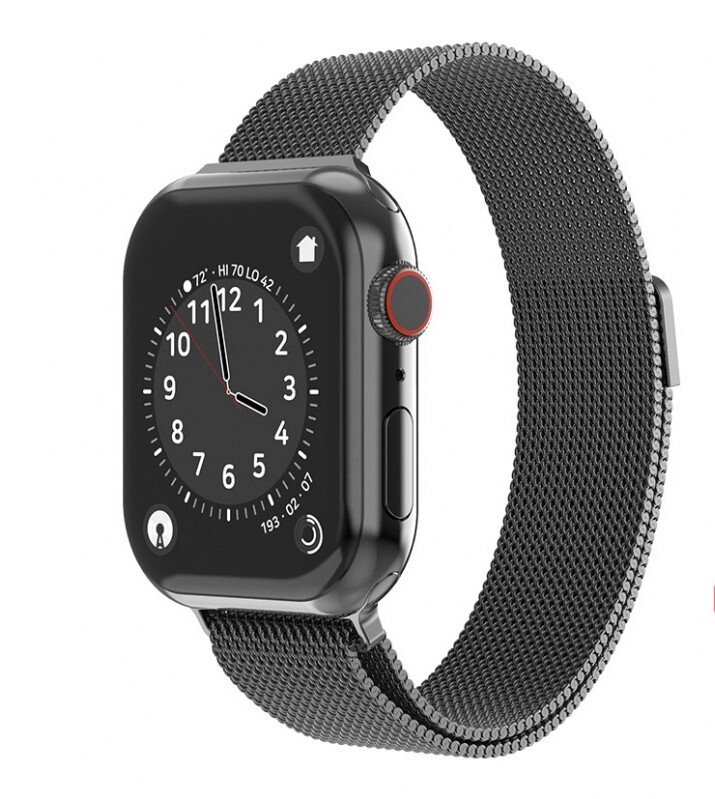 Curea ceas Mesh Swissten pentru Apple Watch 38-40 mm Negru thumb