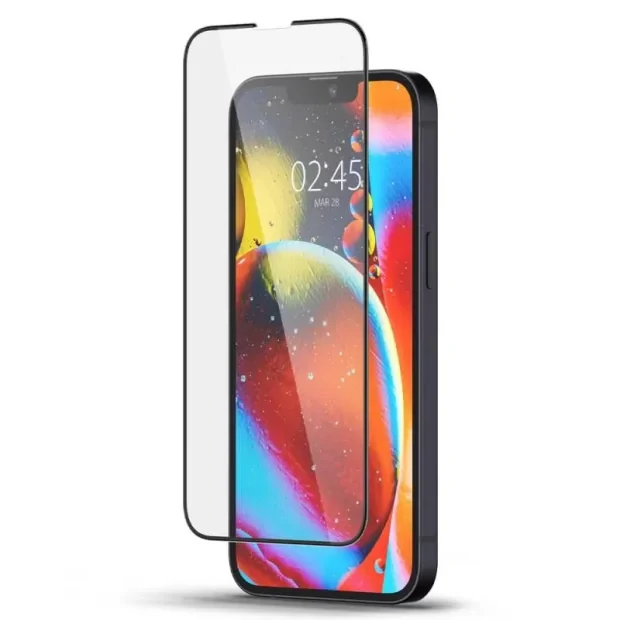 Folie Sticla Spigen FC pentru Iphone 13 Pro Max/14 Plus Negru