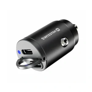Incarcator Auto Swissten Fast Charge 2.4A 2xUSB-C 30W Negru