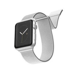 Curea ceas Mesh Swissten pentru Apple Watch 38-40 mm Argintiu