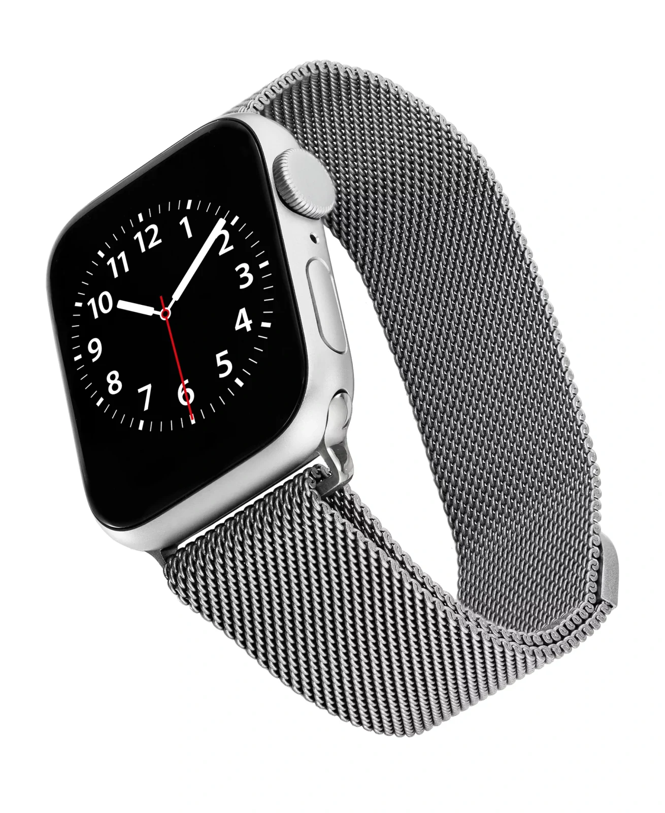 Curea ceas Mesh Swissten pentru Apple Watch 42-44 mm Argintiu thumb