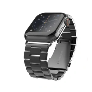 Curea ceas Metal Swissten pentru Apple Watch 42-44 mm Negru