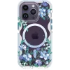 Husa Cover Kingxbar Flora Series pentru iPhone 14 Pro Max Orchid