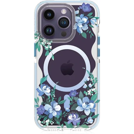 Husa Cover Kingxbar Flora Series pentru iPhone 14 Pro Max Orchid