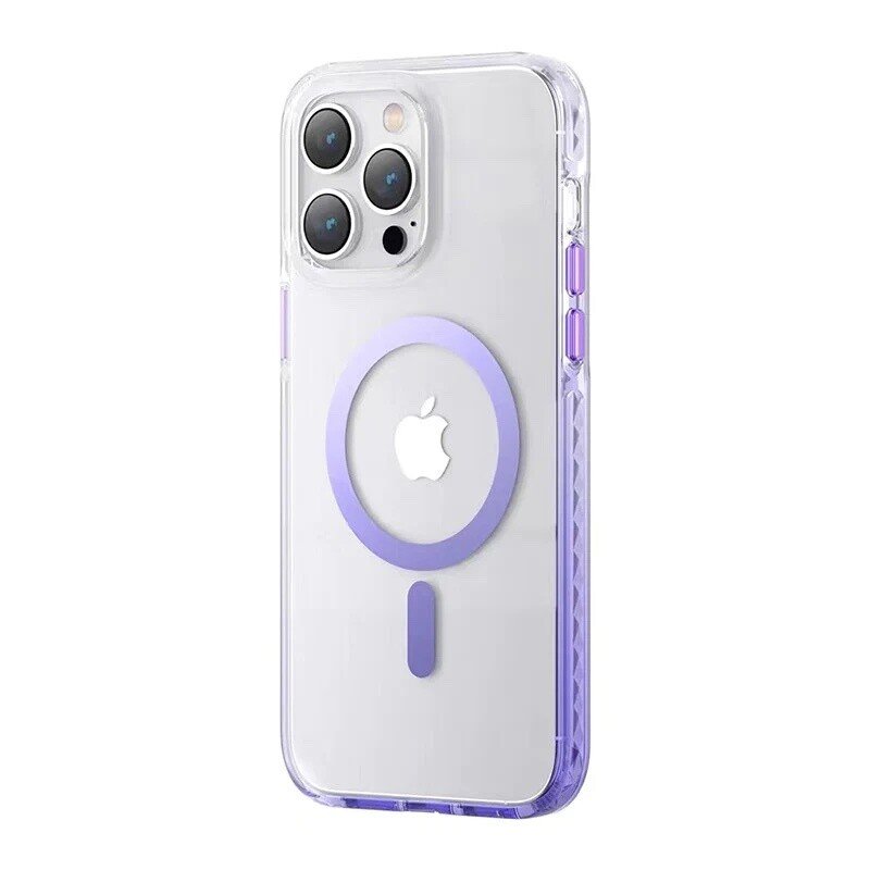 Husa Cover Kingxbar&PQY Ice Crystal Series pentru iPhone 14 Plus Purple thumb