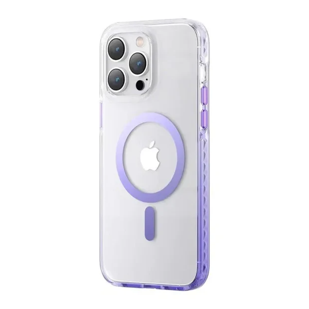 Husa Cover Kingxbar&amp;PQY Ice Crystal Series pentru iPhone 14 Pro Max Purple
