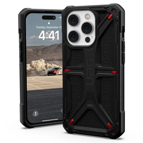 Husa Cover UAG Armor Monarch Kevlar  iPhone 14 Pro Negru