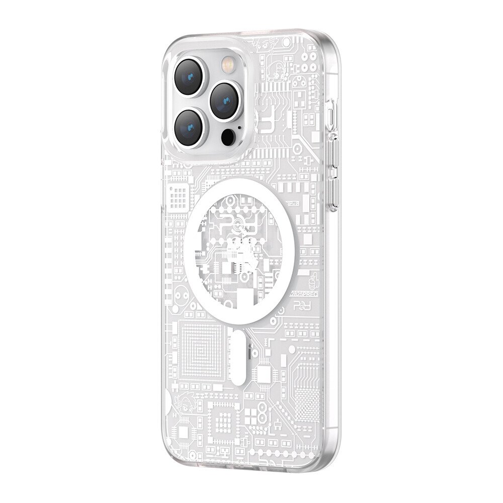 Husa Cover Kingxbar&PQY Geek Series pentru iPhone 13/14 Silver thumb