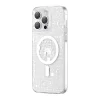 Husa Cover Kingxbar&amp;PQY Geek Series pentru iPhone 14 Pro Silver