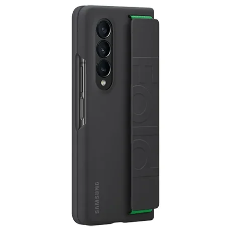 Husa Cover Silicone Grip pentru Samsung Galaxy Z Fold 4 Black