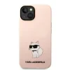 Husa Cover Karl Lagerfeld Liquid Silicone Choupette NFT pentru iPhone 13/14 Pink