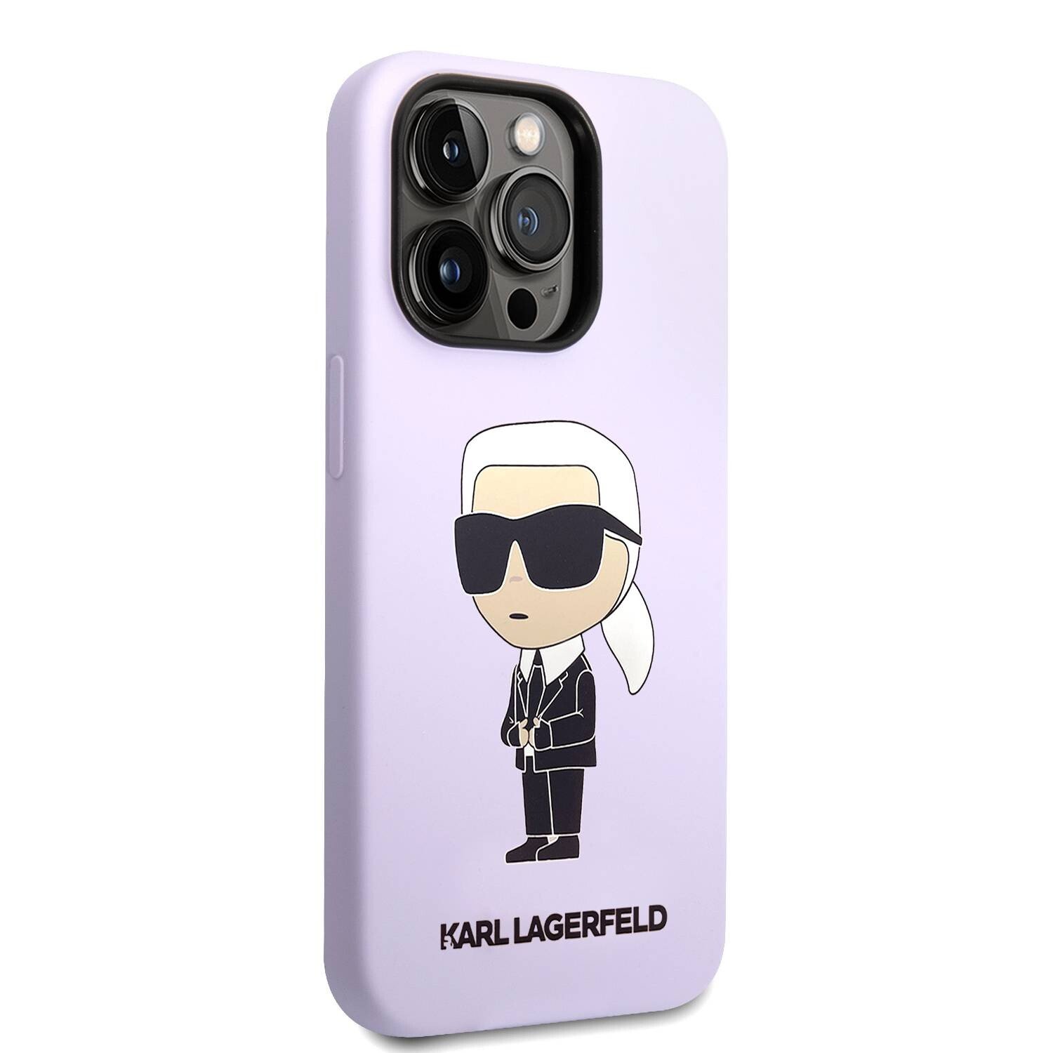 Husa Cover Karl Lagerfeld Liquid Silicone Ikonik pentru iPhone 14 Plus Purple thumb