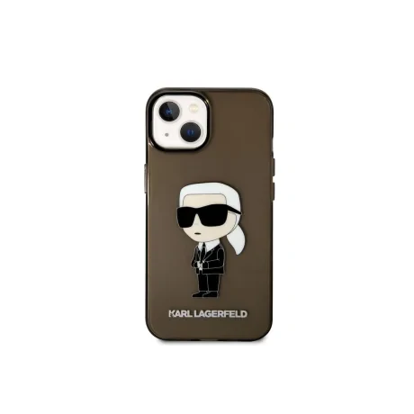 Husa Cover Karl Lagerfeld IML Ikonik NFT pentru iPhone 14 Black