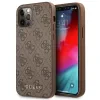 Husa Cover Guess Metal Logo pentru iPhone 12 Pro Max Brown