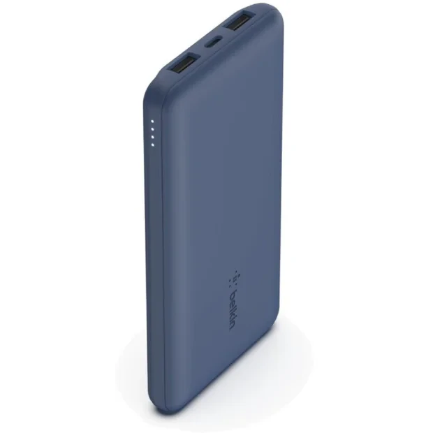 Baterie Externa Belkin BOOST Charege (10000mAH) 2XUSB to USB-Type-C + Cablu Usb to Type C Blue