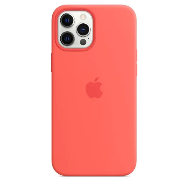 Husa Cover Silicone Case MagSafe Apple pentru iPhone 12 Pro Max MHL93ZM/A Pink Citrus