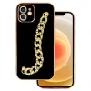 Husa Cover Fashion Shiny Chain Diamond pentru iPhone 14 Negru