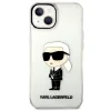 Husa Cover Karl Lagerfeld IML Ikonik NFT pentru iPhone 13/14 Transparent