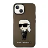 Husa Cover Karl Lagerfeld IML Ikonik NFT pentru iPhone 14 Pro Max Black