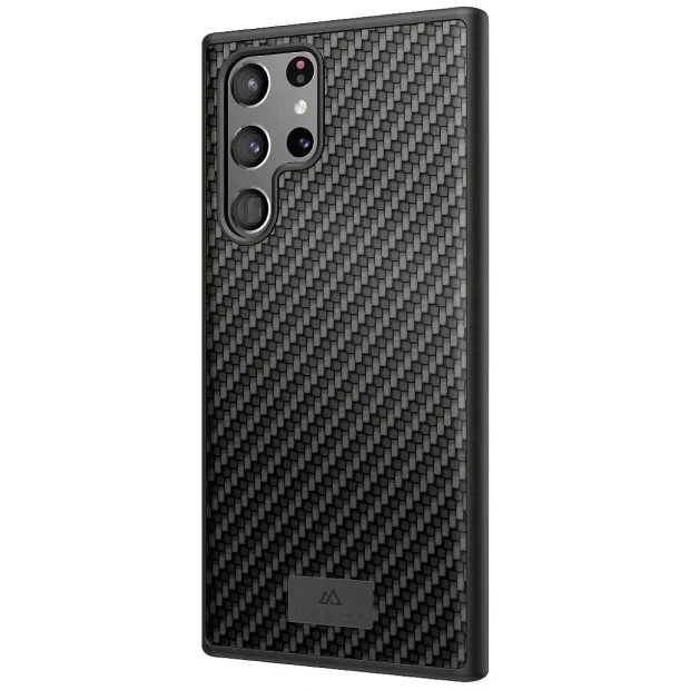 Husa Cover Hard BlackRock Carbon pentru Samsung Galaxy S22 Ultra 5G Black