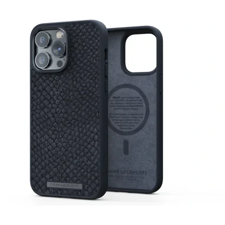 Husa Cover NJORD Salmon MagSafe pentru iPhone 13/14 Black