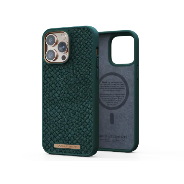 Husa Cover NJORD Salmon MagSafe pentru iPhone 13/14 Green