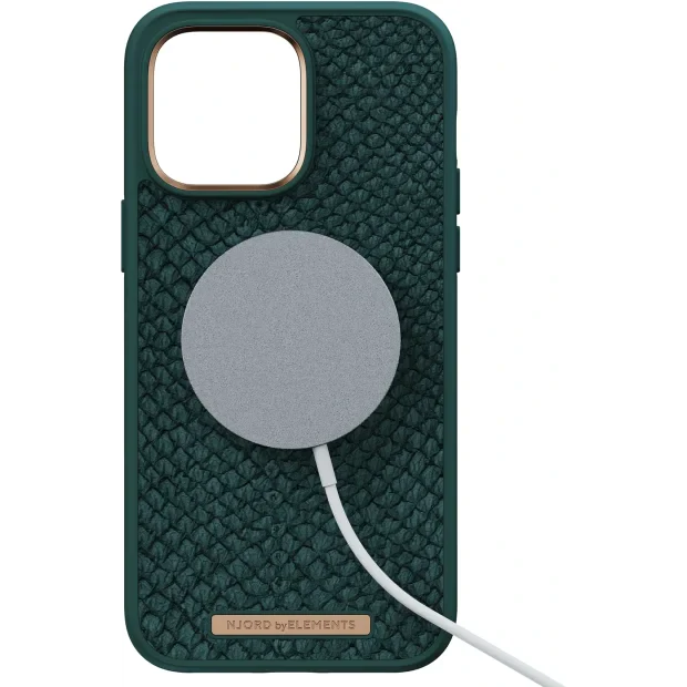 Husa Cover NJORD Salmon MagSafe pentru iPhone 13/14 Green