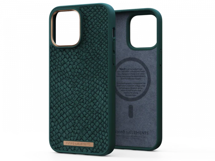 Husa Cover NJORD Salmon MagSafe pentru iPhone 14 Pro Green thumb