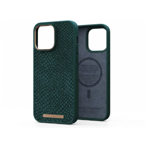 Husa Cover NJORD Salmon MagSafe pentru iPhone 14 Pro Green
