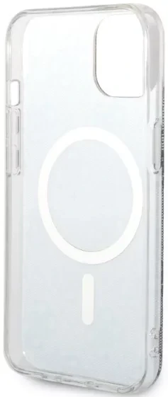 Husa Cover Guess 4G Print Magsafe + Wireless Charger pentru iPhone 14 Pro Blue thumb