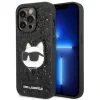 Husa Cover Karl Lagerfeld Glitter Choupette pentru iPhone 14 Plus Black