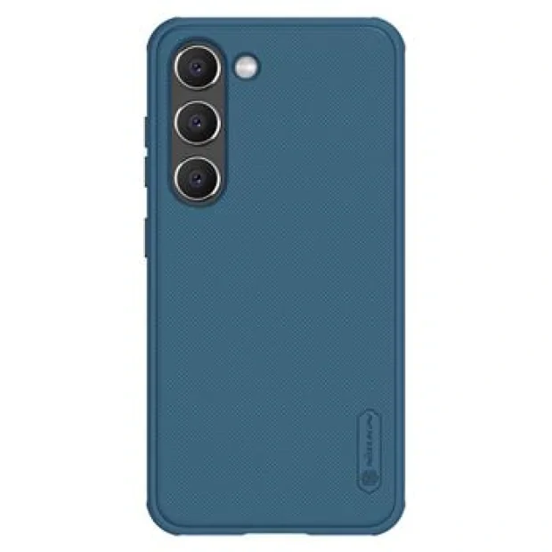 Husa Cover Nillkin Super Frosted PRO pentru Samsung Galaxy S23 Albastru