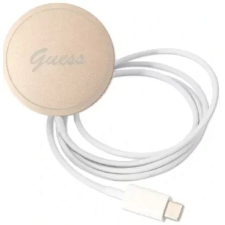 Husa Cover Guess 4G Print Magsafe + Wireless Charger pentru iPhone 14 Plus Blue