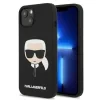 Husa Cover Karl Lagerfeld Magsafe Liquid Silicone Karl's Head pentru Iphone 13/14 Black