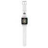 Curea ceas Karl Lagerfeld pentru Apple Watch 3/4/5/6/7/8/SE 38/40/41mm Alb
