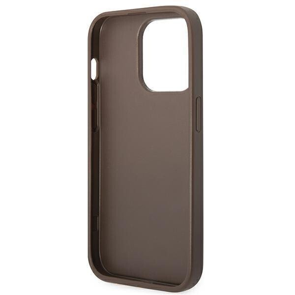 Husa Cover Guess 4G Stripe pentru iPhone 14 Pro Max Brown thumb