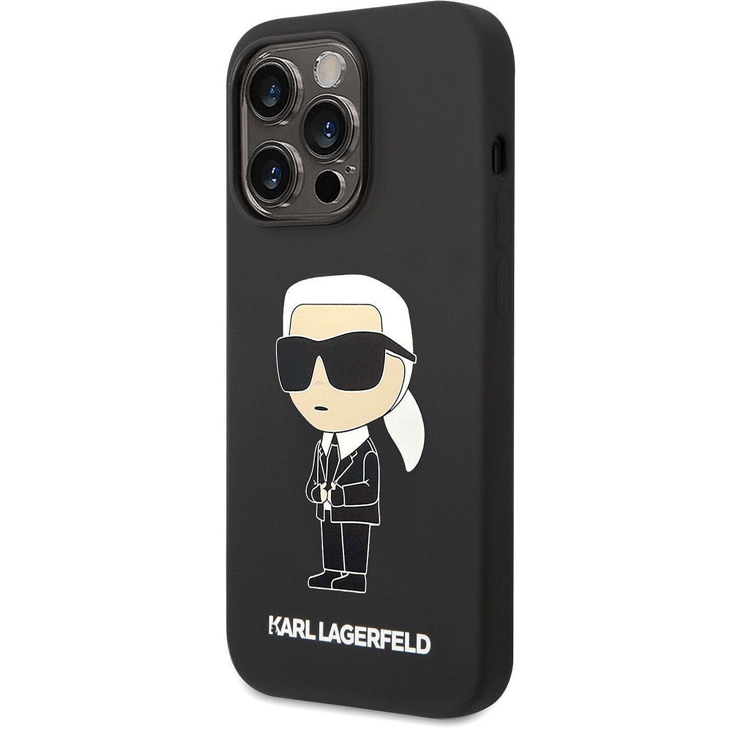Husa Cover Karl Lagerfeld Silicone NFT Ikonik pentru iPhone 14 Plus Black thumb