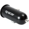 ALIMENTATOR AUTO SPACER, 1 x USB 2.0, pt. bricheta auto, black, "SPCC-01"