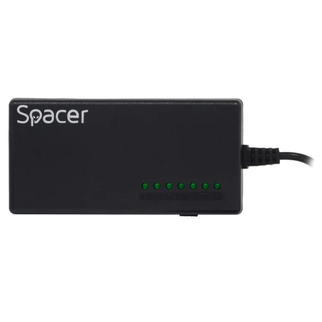 ALIMENTATOR Notebook Universal AC-DC, SPACER, 96W - compatibil cu majoritatea NB, 9 tipuri de mufe, DC12/16/18/19/20/24V, &quot;SPAL-LAP-UNIV&quot;/45506145 (include TV 0.8lei)