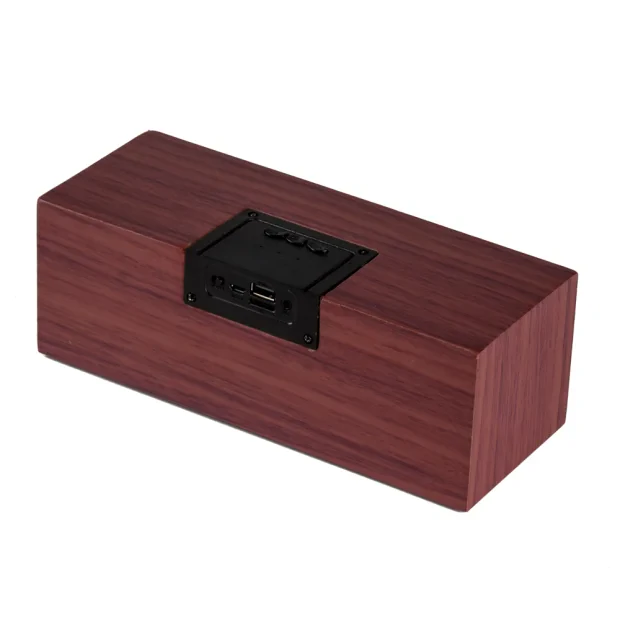 BOXA SPACER portabila bluetooth, RMS:  2 x 3W, RETRO, control volum, acumulator 1200mAh, distanta de functionare pana la 10m, incarcare USB, USB/slot microSD/AUX/FM, brown, &quot; SPB-E362-BT &quot;  (include TV 0.8lei)